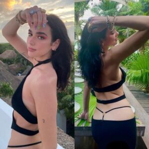 dua lipa nua se exibindo pelada